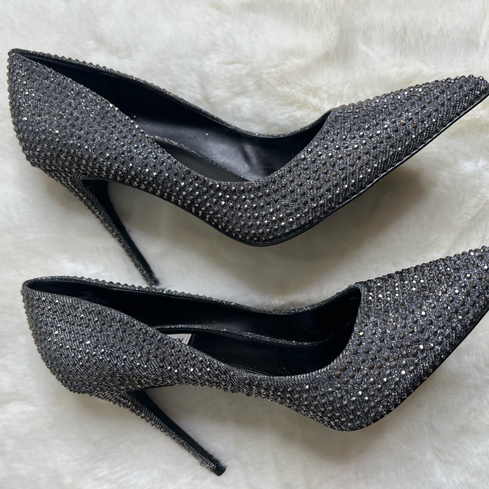 Steve Madden Daisie- R Rhinestone Heels - Size 10